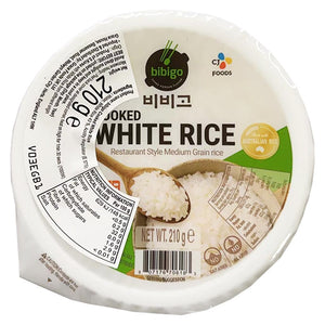 Bibigo Cooked White Rice 210g ~ 必品閣微波熟米饭 210g