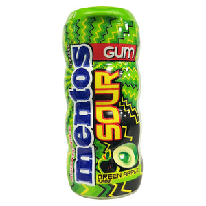 Mentos Gum Sour Apple Bottle 30g