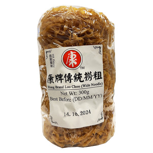 Broad Noodle Loo Choo 300g ~ 康牌傳統撈粗 300g