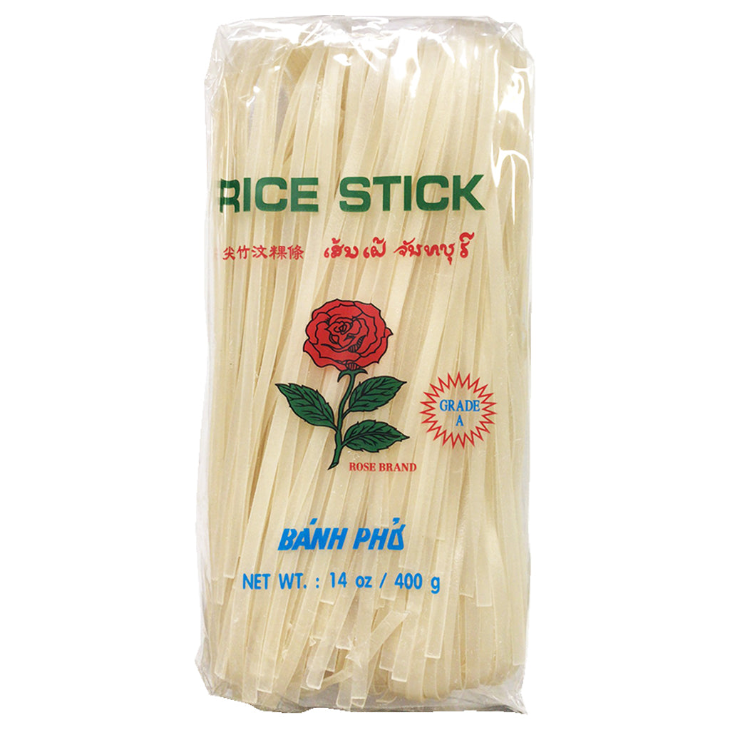 Rose Brand Rice Stick 5mm 400g ~ 玫瑰牌幼河粉 5mm 400g