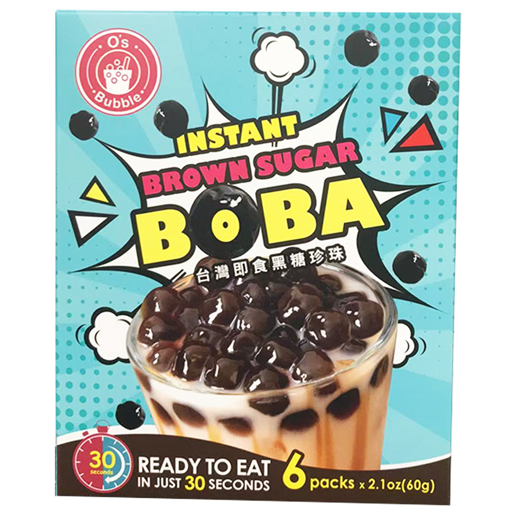 Os Bubble Instant Boba Brown Sugar 360g ~ 歐比特即食黑糖珍珠 360g