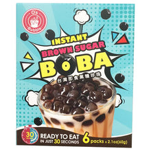 Load image into Gallery viewer, Os Bubble Instant Boba Brown Sugar 360g ~ 歐比特即食黑糖珍珠 360g
