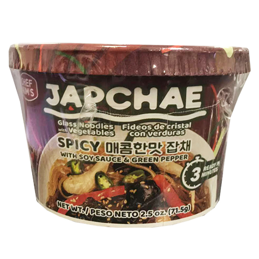 Chef Kim Japchae Spicy 71.5g ~ Chef Kim炒粉丝辣味 71.5g