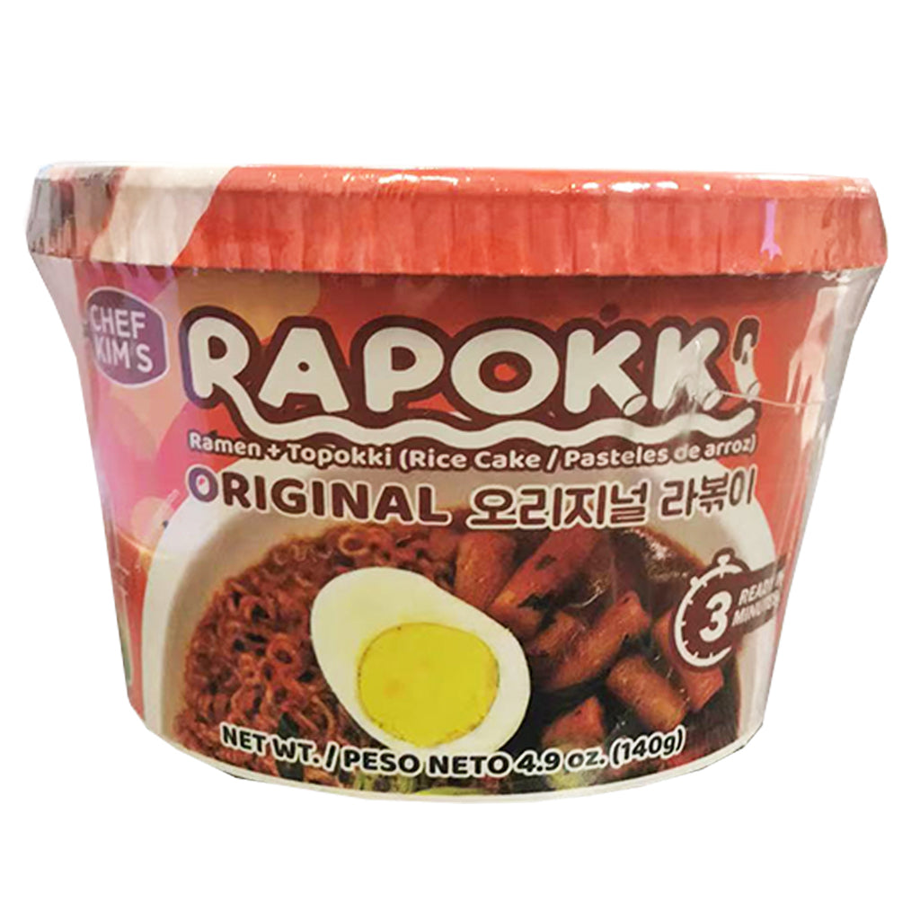 Chef Kim Rapokki Original Sweet & Spicy 71.5g ~ Chef Kim 炒年糕甜辣味 71.5g