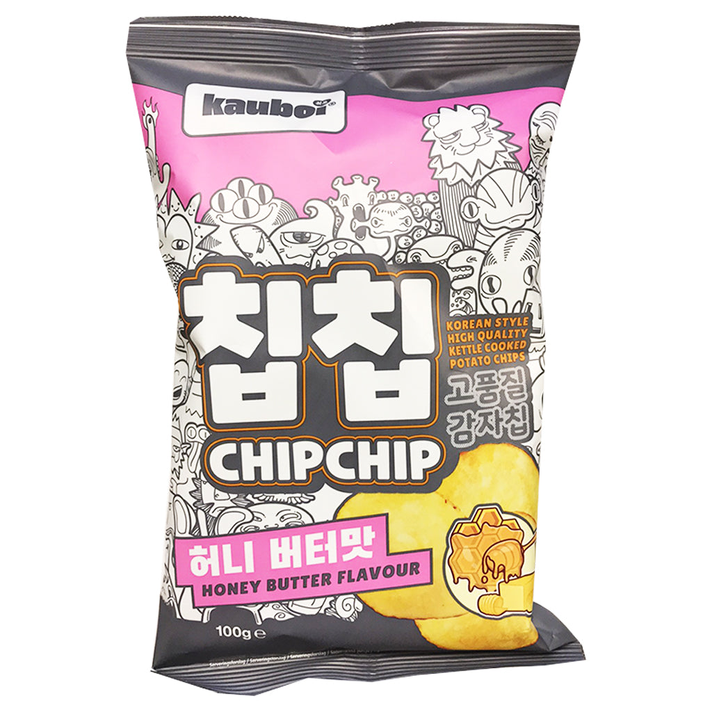 Kauboi ChipChip Honey Butter 100g ~ 韓國薯片Kauboi牛油蜜糖味 100g