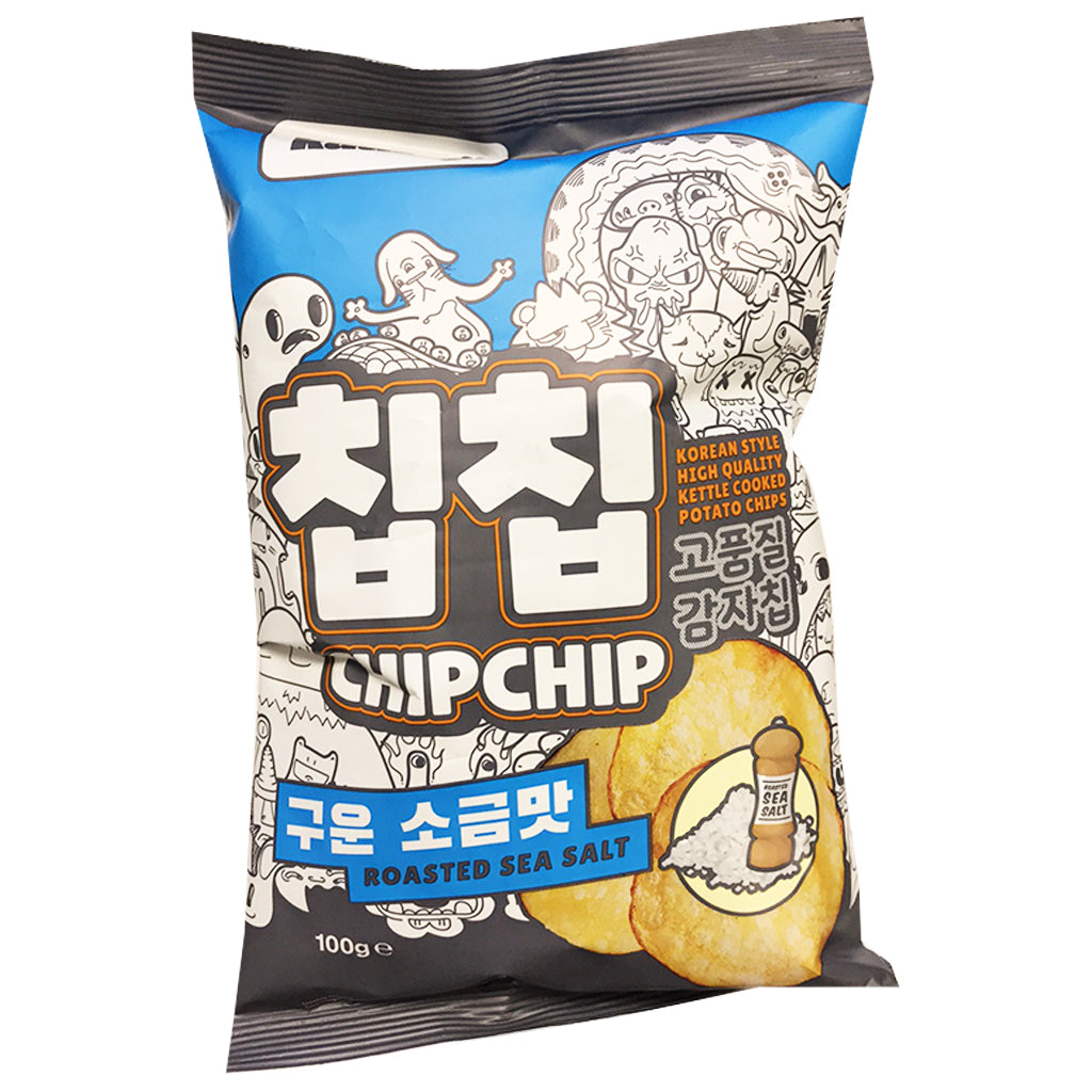 Kauboi ChipChip Roasted Sea Salt 100g ~ 韓國薯片Kauboi焗海鹽味 100g