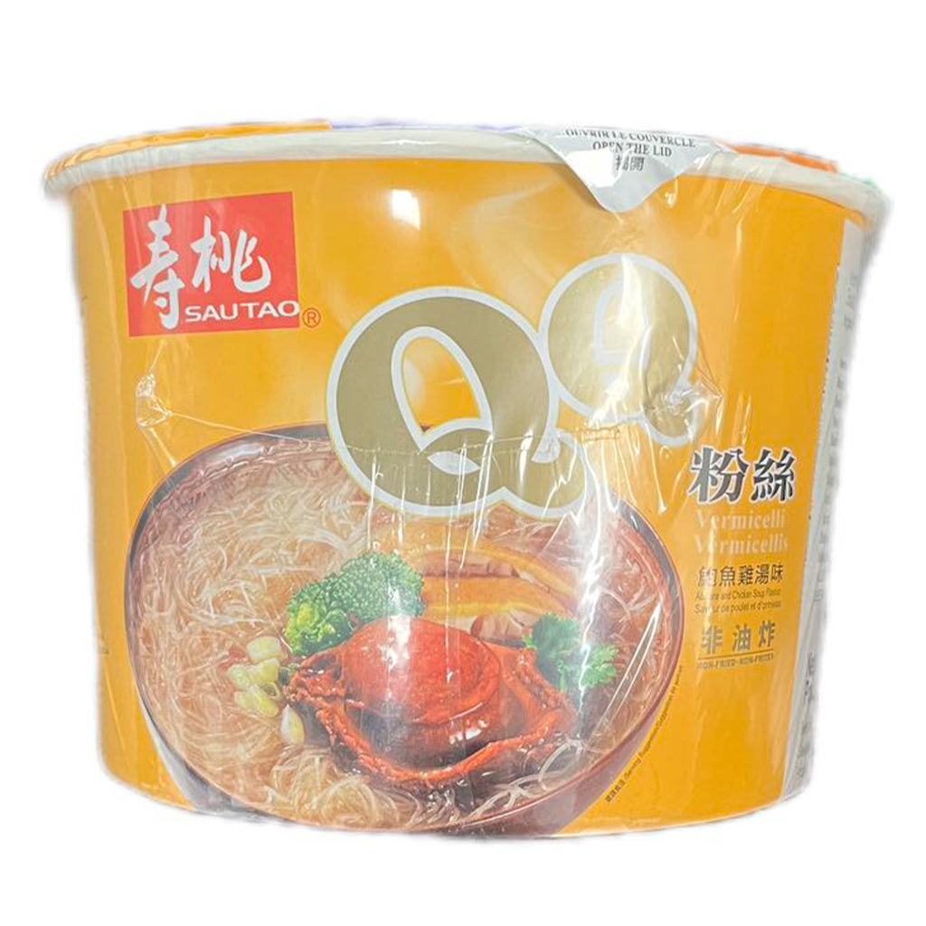 Sau Tao QQ Vermicelli Abalone Chicken 72g ~ 壽桃QQ粉絲鮑魚雞湯味 72g