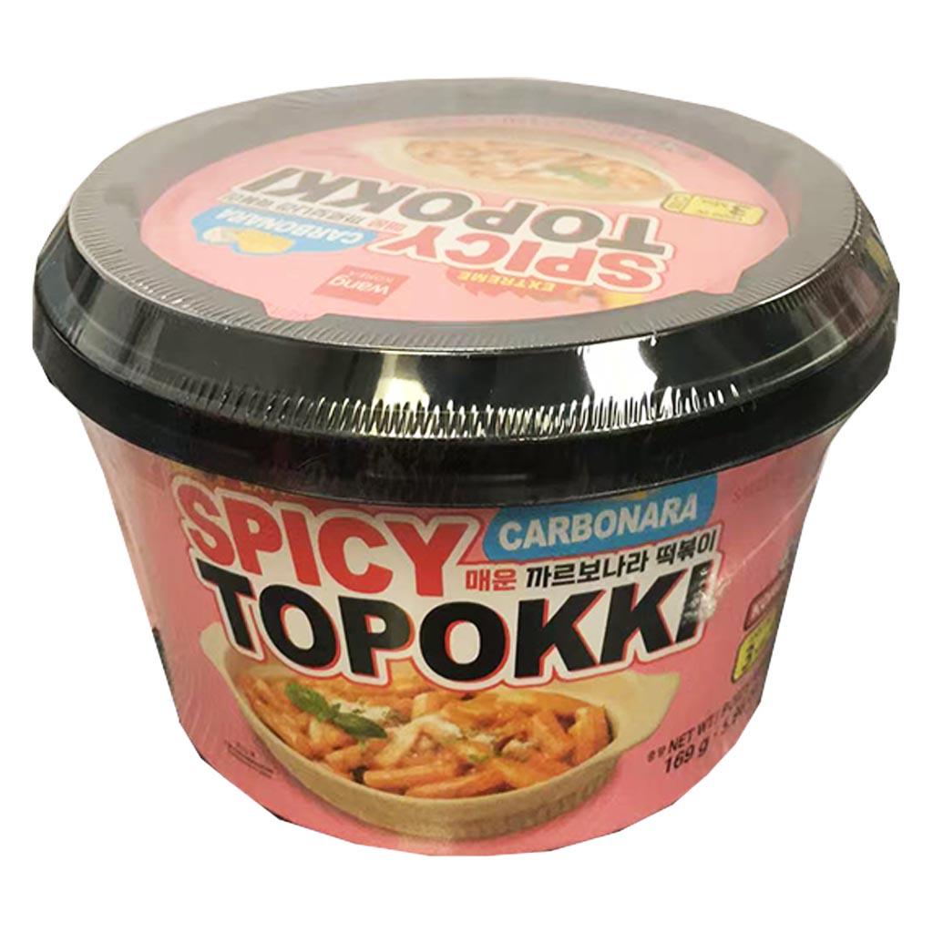 Wang Rice Cake with Spicy Sauce Carbonara 169g ~ Wang韩国白汁辣炒年糕 169g
