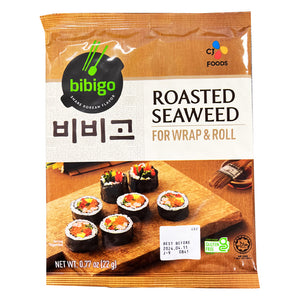 Bibigo Roasted Seaweed for Kimbap 22g ~ Bibigo包饭紫菜 22g
