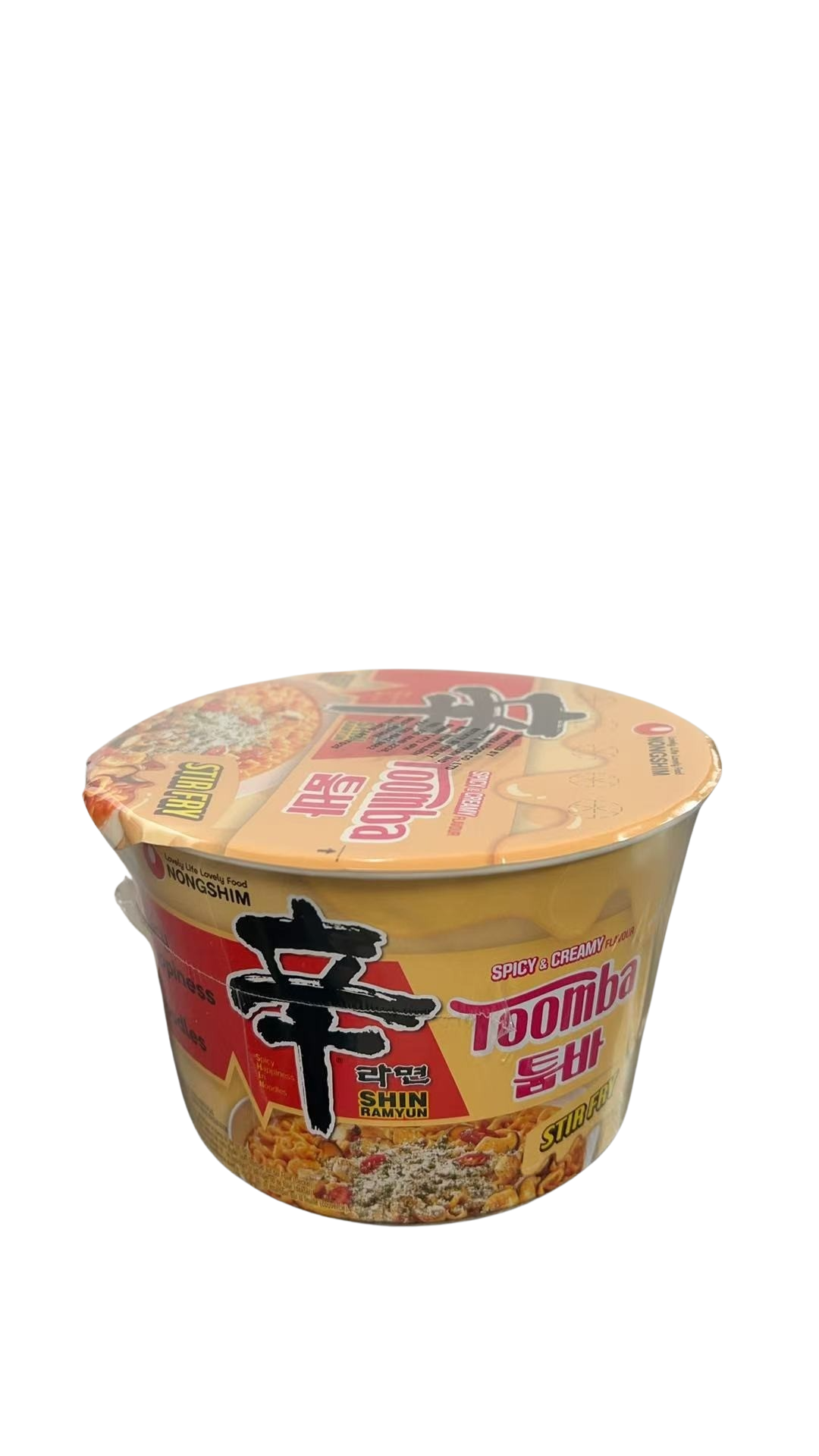 Nongshim Toomba Noodle Big Bowl 113g ~ 农心辛拉麵辣奶油起司大碗拌麵 113g