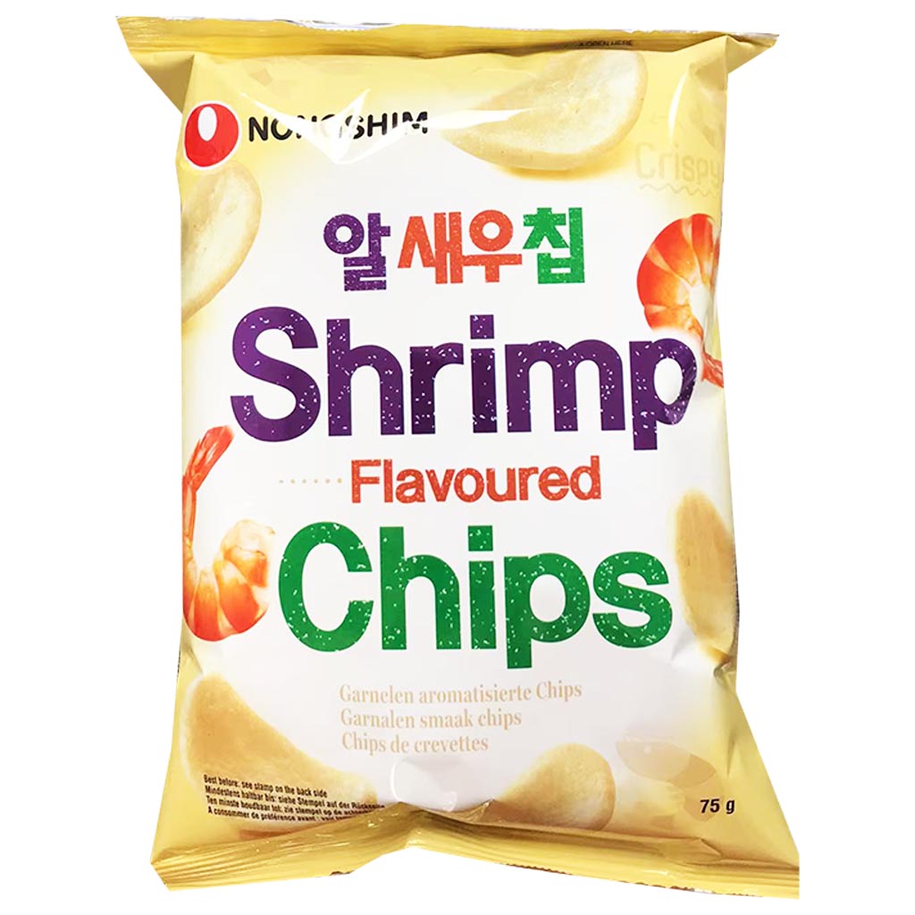 Nongshim Shrimp Flavoured Chip 75g ~ 农心韩国虾味薯片 75g