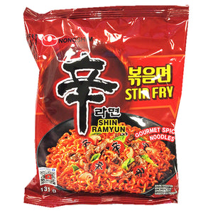 Nongshim Shin Ramyun Stir Fry 131g ~ 农心 辛拉面拌面 131g