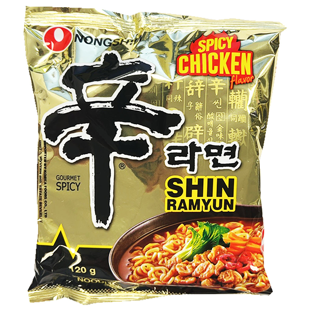 Nongshim Shin Ramyun Spicy Chicken 120g ~ 辛辣雞拉面 120g