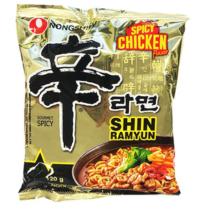 Nongshim Shin Ramyun Spicy Chicken 120g ~ 辛辣雞拉面 120g