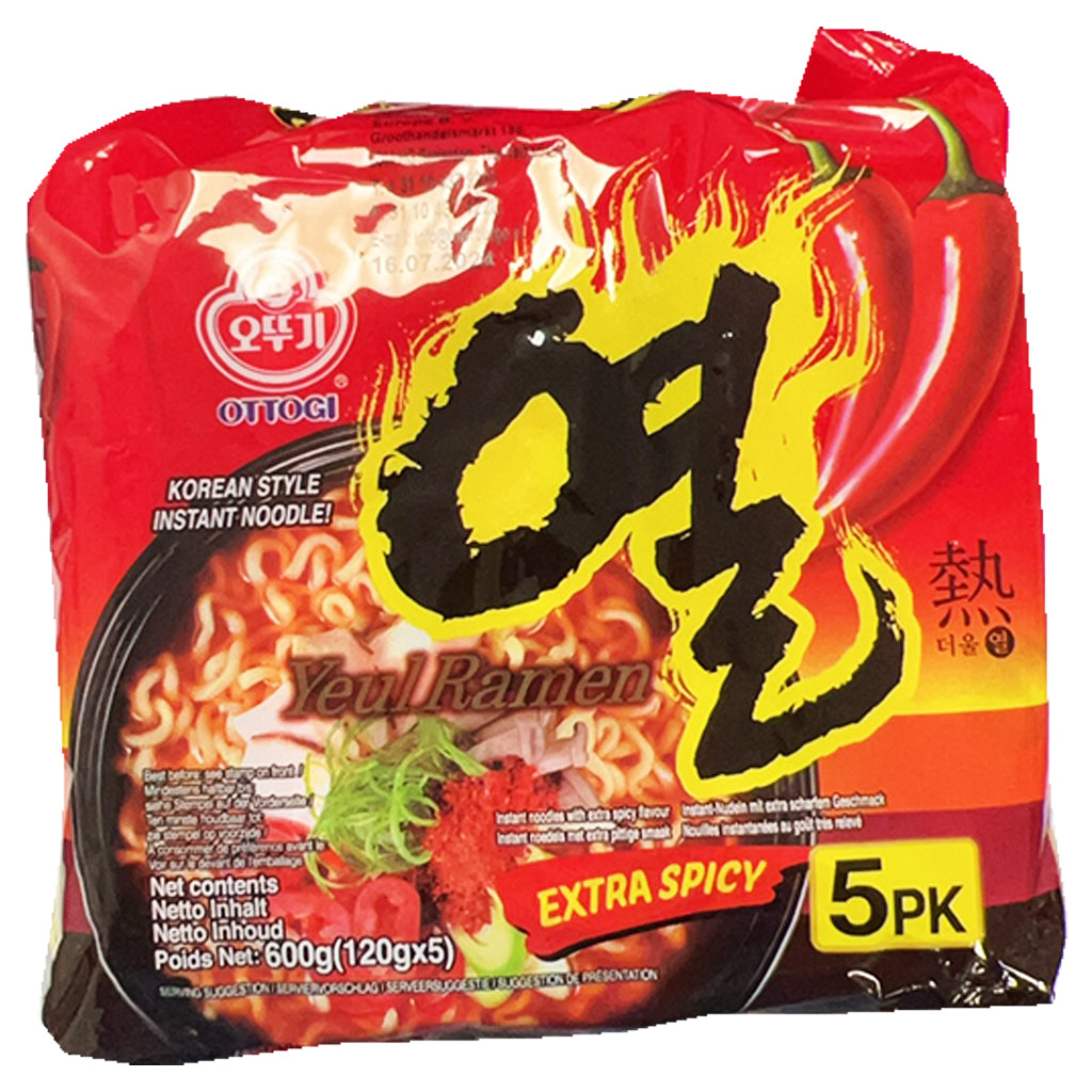 Ottogi Yeul Ramen Extra Spicy 120g ~ 不倒翁 热拉面 120g