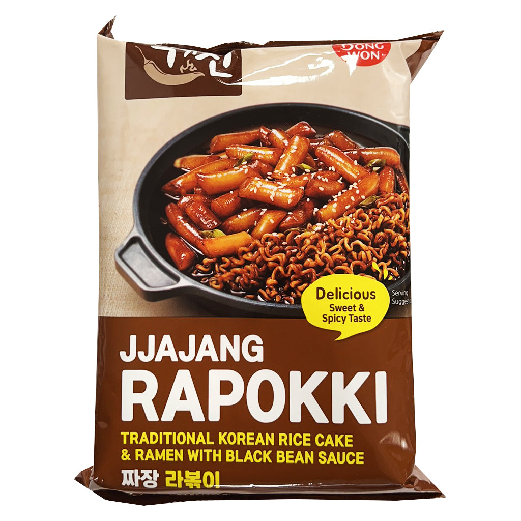 Dongwon Jjajang Rice Cake & Ramen 327g ~ Dongwon炸酱年糕拉面 327g