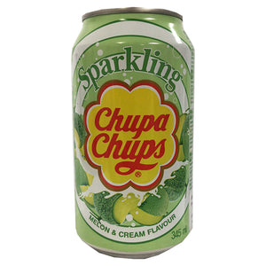 Chupa Chups Drink Melon Cream 345ml ~ Chupa Chups 汽包水 哈密瓜忌廉 345ml