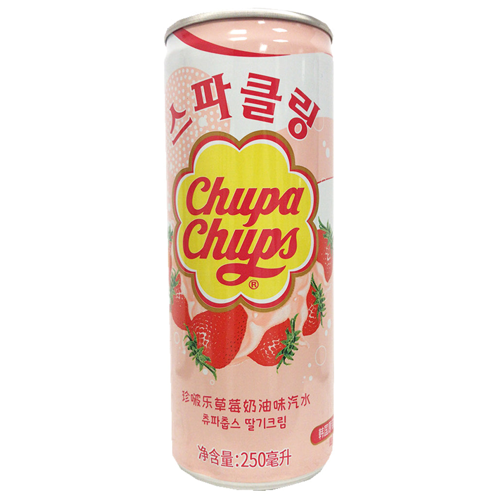 Chupa Chups Drink Strawberry 250ml ~ 棒棒糖汽水草莓 250ml