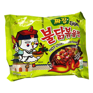 Samyang Jjajang Hot Chicken Flavor Ramen 140g ~ 三养辣鸡碗面 炸酱味 140g