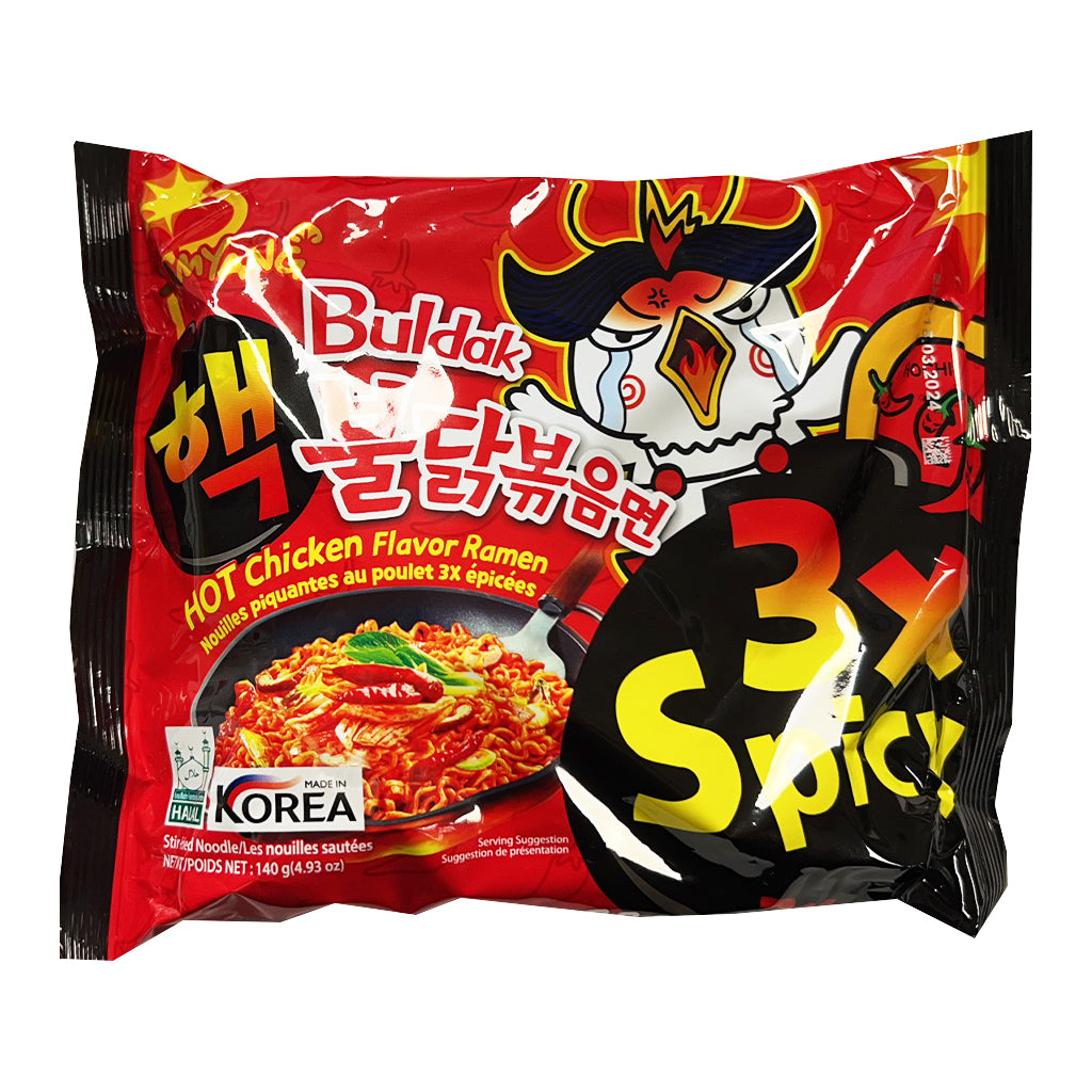 Samyang 3x Spicy Hot Chicken Ramen 140g ~ 三养辣鸡面三倍辣 140g