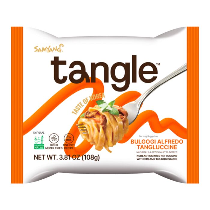 Samyang Tangle Bulgogi Cream Pasta 108g ~ 三养Tangle意面 阿尔弗雷多酱味 108g