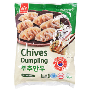 Samyang Chives Dumpling 600g ~ 三养 韭菜饺子 600g