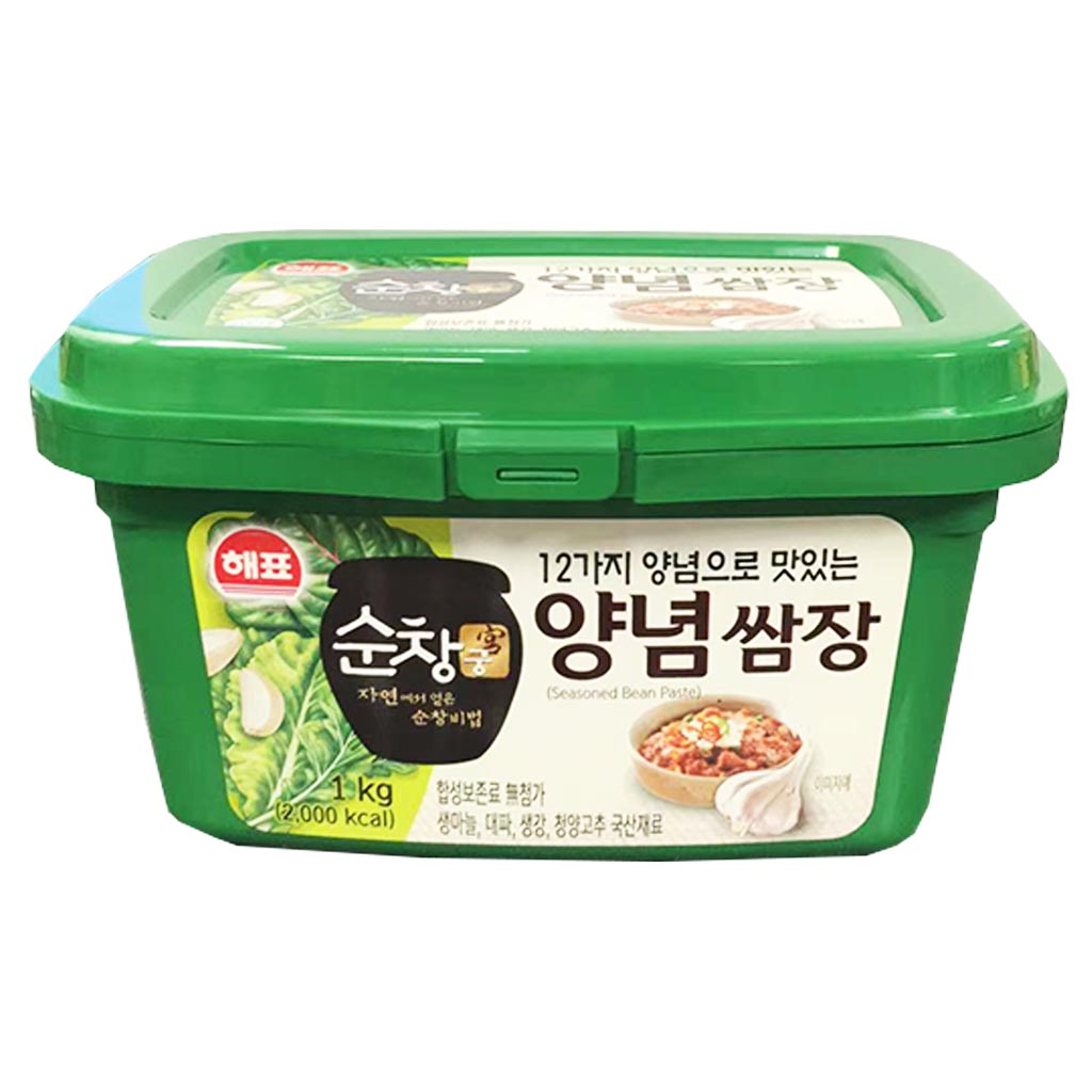 Haepyo Seasoned Bean Paste 1kg ~ 韓國海馬牌調味豆瓣醬大 1kg