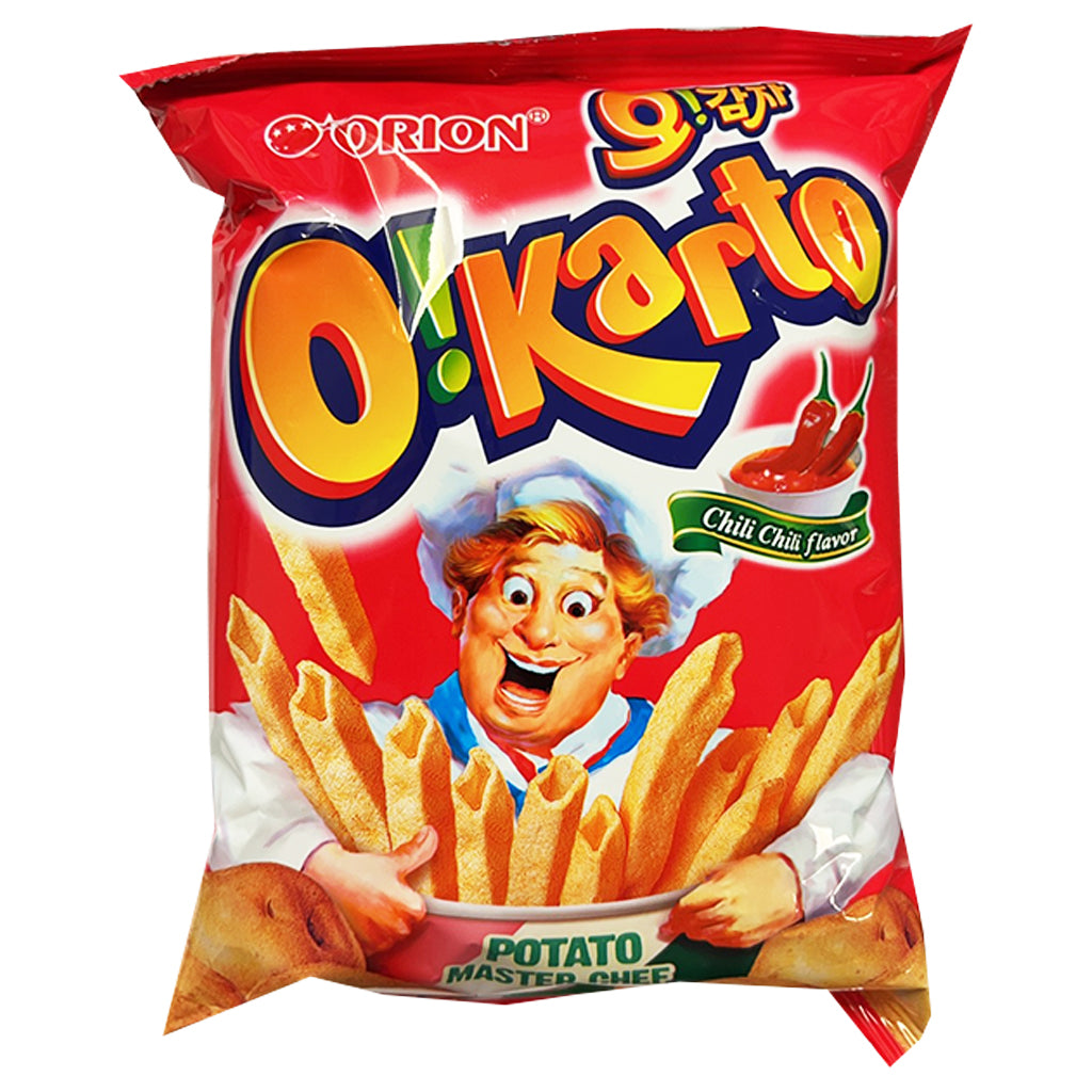 Orion O Karto Chilli Chips 50g ~ Orion 意大利辣味薯条 50g