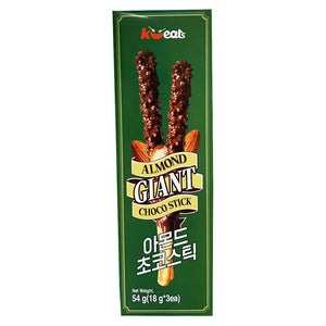 Keat Almond Choco Sticks 54g ~ 尚洋杏仁朱古力條 54g
