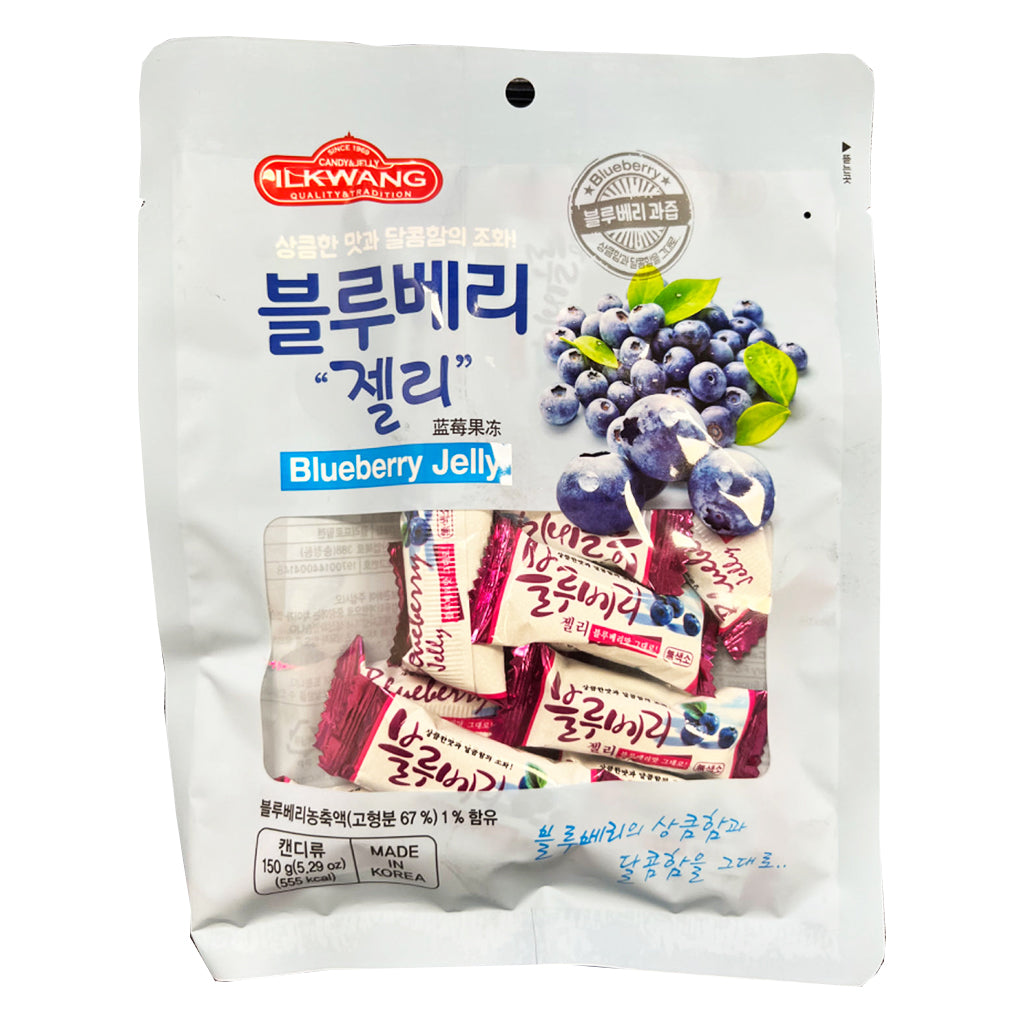Ilkwang Blueberry Soft Candy 150g ~ Ilkwang蓝莓果汁软糖 150g