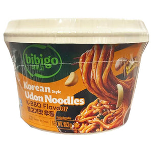 Bibigo Korean Udon Noodles K BBQ 187g ~ 必品閣韓式烏冬麵燒烤味 187g