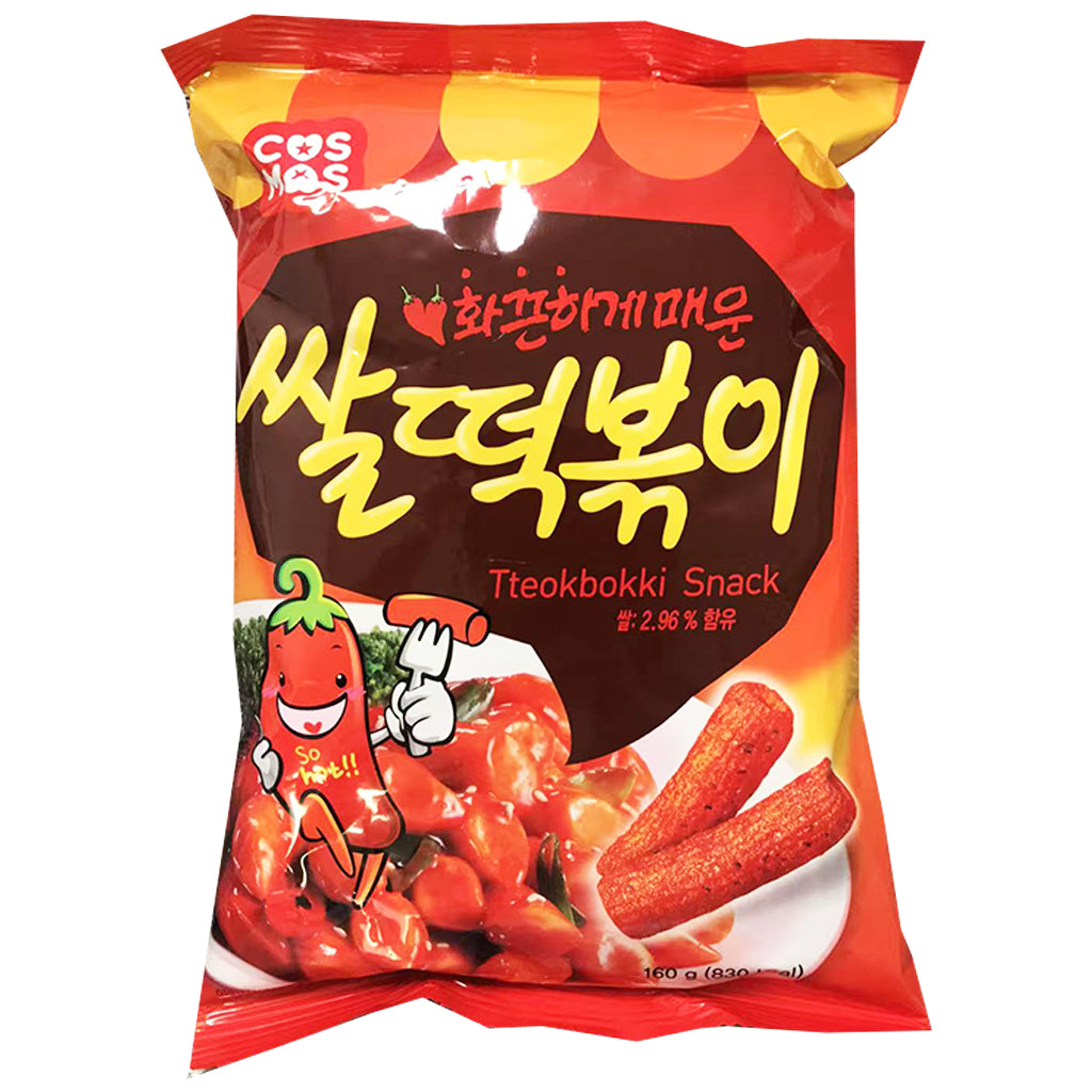 Cosmos Tteokbokki Snack 160g ~ Cosmos 炒年糕口味餅乾 160g