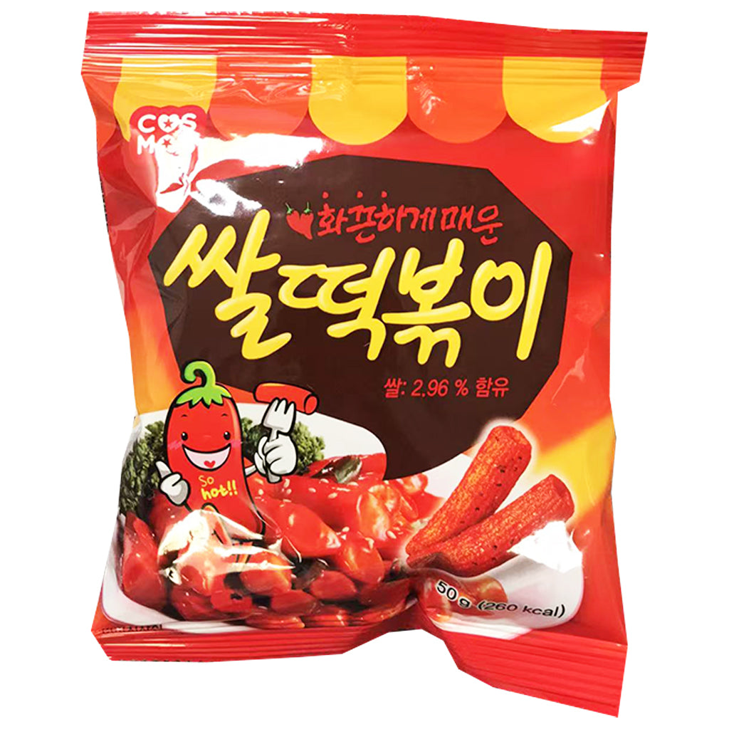 Cosmos Tteokbokki Snack 50g ~ Cosmos 炒年糕口味餅乾 50g