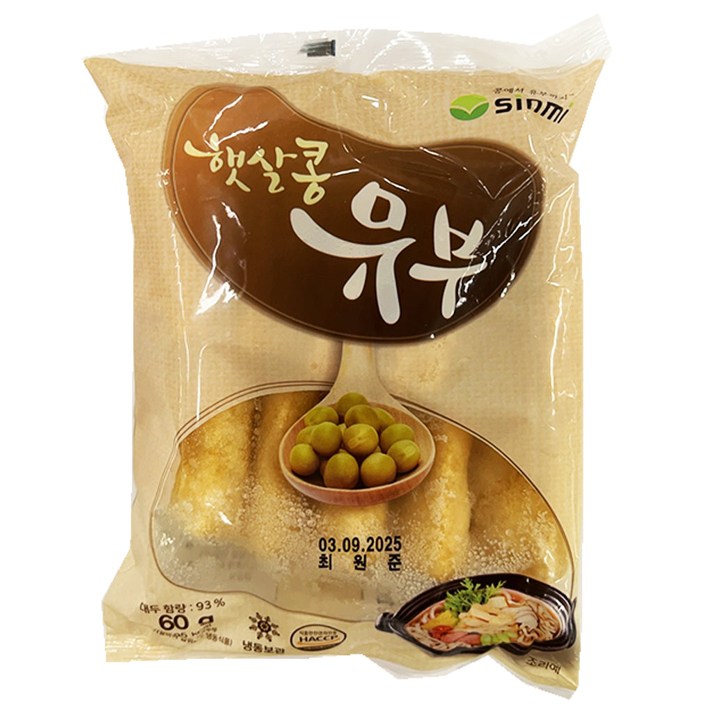 Sinmi Fried Bean Curd 60g ~ 冷冻调味烤麸 60g