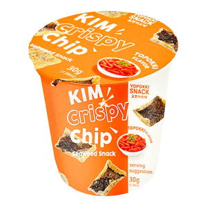 Kim Crispy Seaweed Snack Topokki Flavour 30g ~ Kim年糕味脆海苔 30g