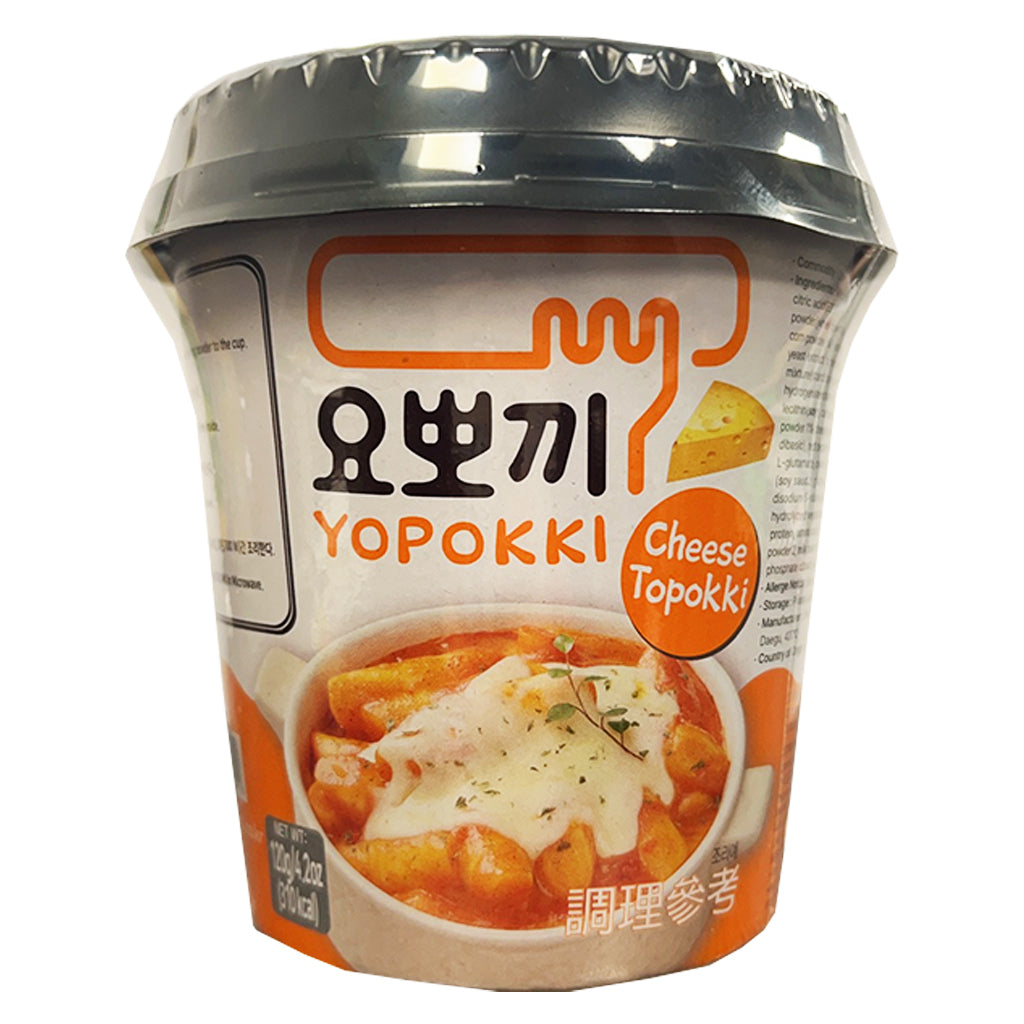 Yopokki Cheese Topokki Cup 120g ~ Yoppoki 韩式速食年糕杯 芝士味 120g