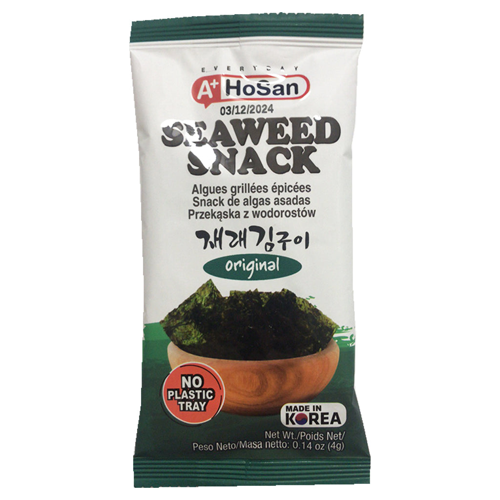 A+ Hosan Roasted Seaweed Original 4g ~ 韓國A+紫菜原味 4g