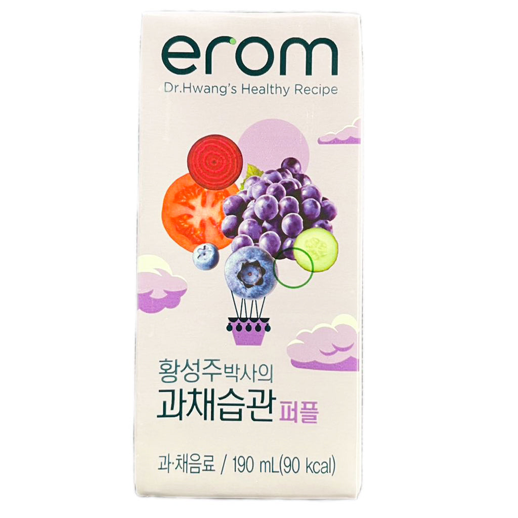 Erom Dr Hwangs Fruit and Vegetable Juice 190ml ~ 紫色疏菜水果汁 190ml