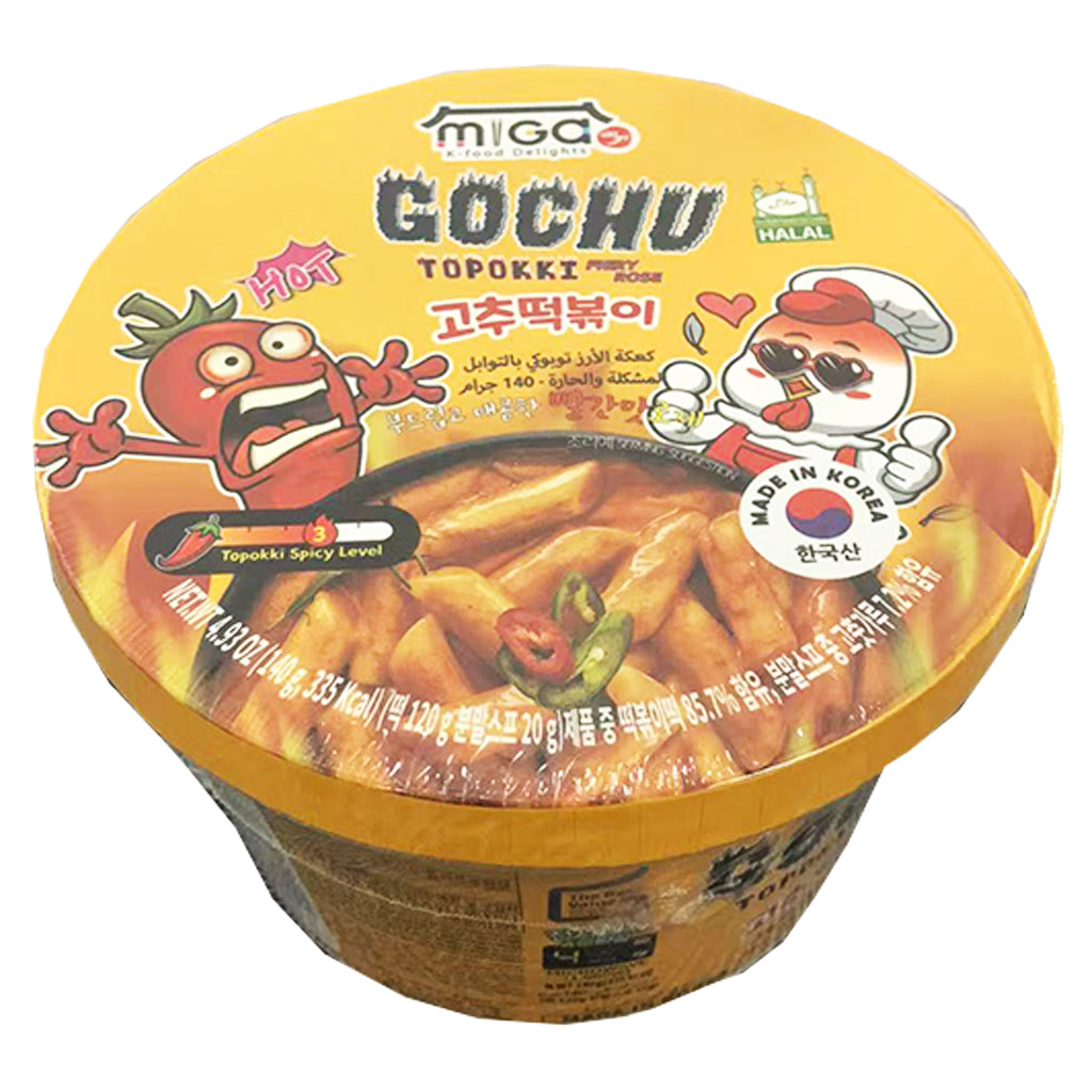 MigaGochu Toppoki Fiery Hot Carbonara 120g ~ 韓式炒年糕特辣卡邦尼 120g