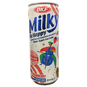 Okf Milky Strawberry 250ml ~ OKF乳酸飲料草莓 250ml