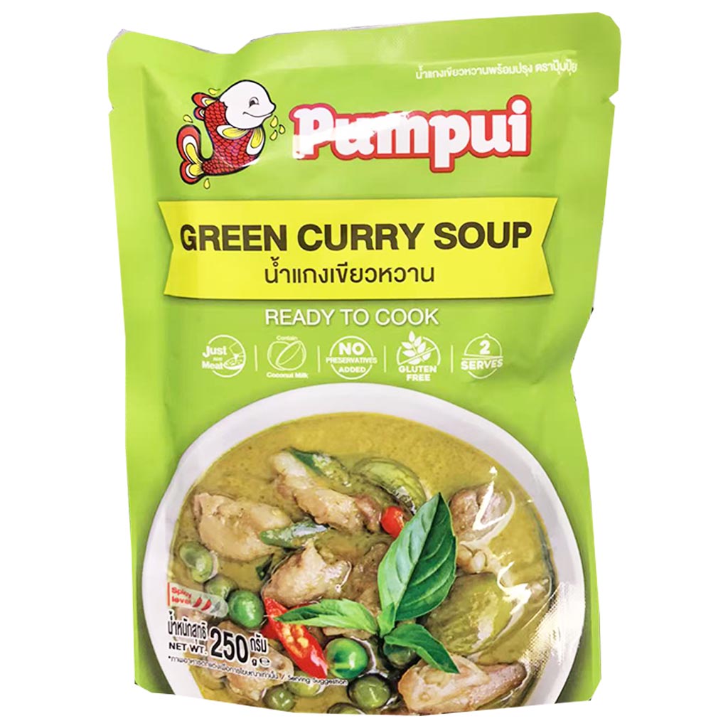 Smiling Fish Green Curry 250g ~ 微笑小魚綠咖哩 250g