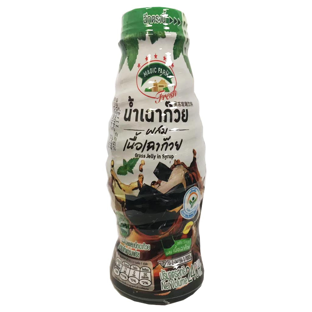 Magic Farm Grass Jelly in Syrup 240ml ~ 魔幻農場果凍玻璃飲料 240ml