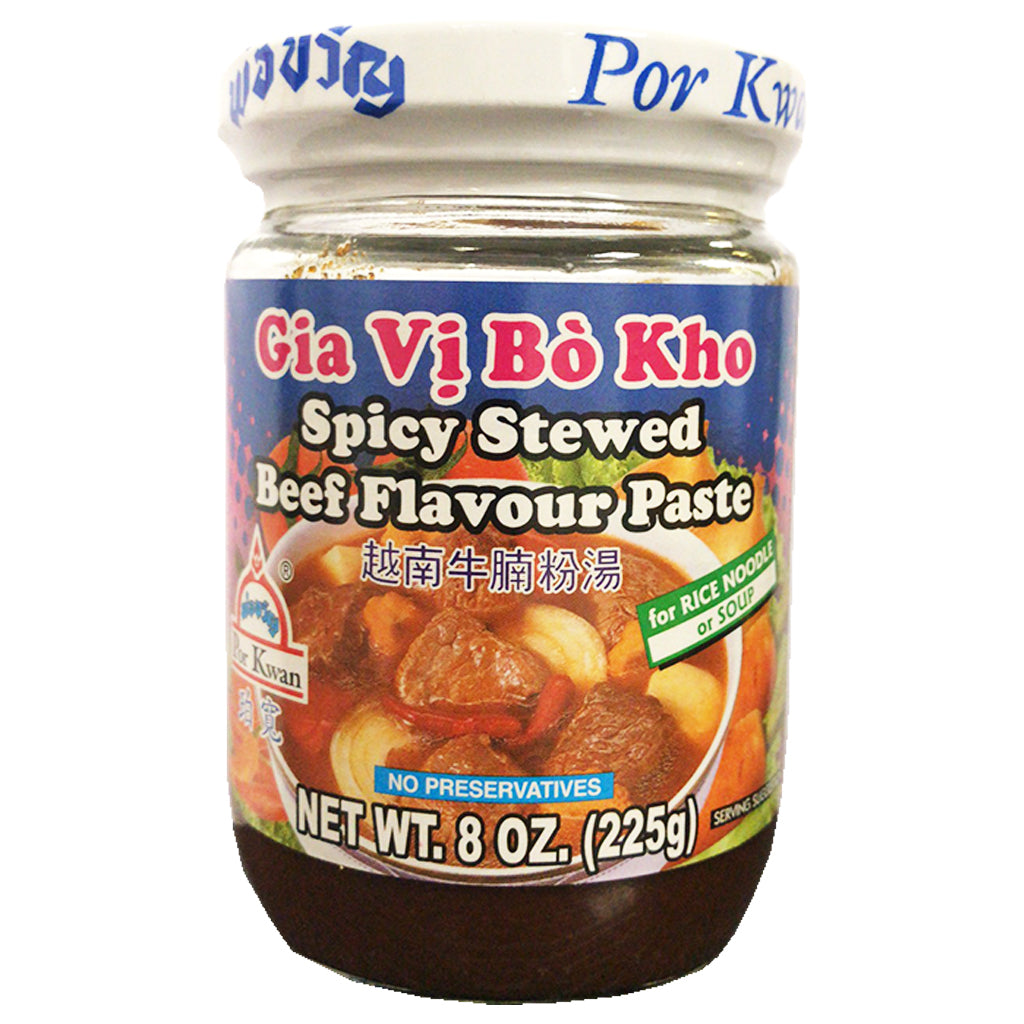 Porkwan Spicy Stewed Beef Flavour Paste 225g ~ 珀寛越南牛腩粉湯 225g