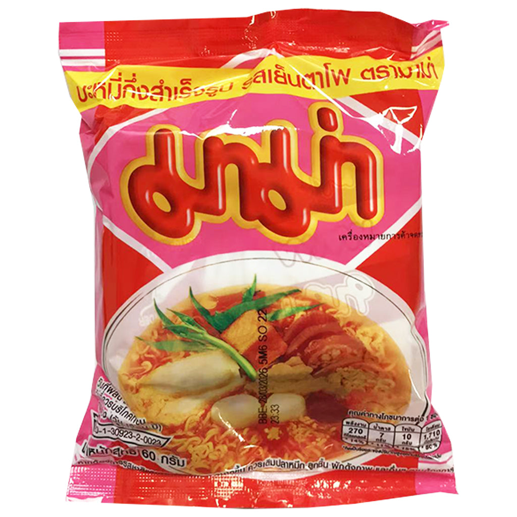 Mama Yentafo Noodle 60g ~ 媽媽泰式紅腐乳湯麵 60g