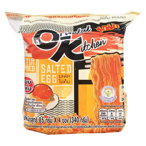 Mama Oriental Kitchen Salted Egg Flavour 340g ~ 妈妈牌 快速面咸蛋黄味 340g