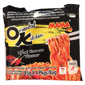 Mama Oriental Kitchen Noodle Hot Korean 340g ~ 妈妈东方厨房韩式泡面 340g