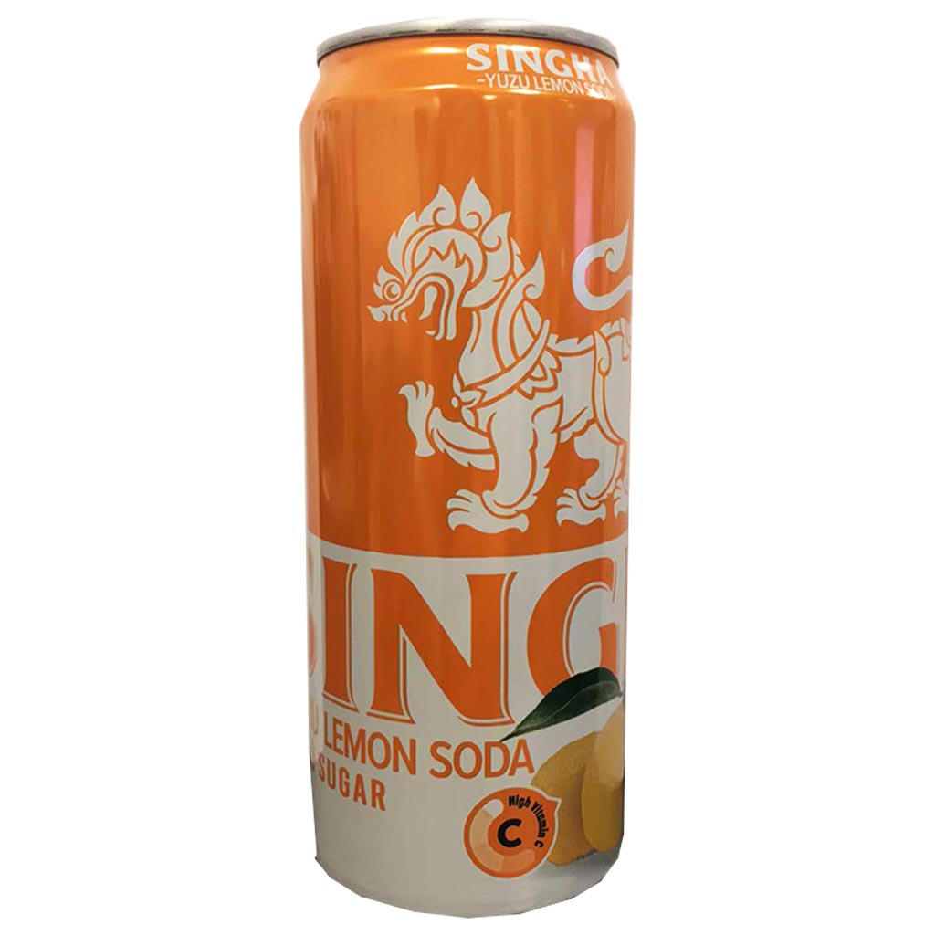Singha Yuzu Lemon Soda 330ml ~ Singha 柚子柠檬苏打水 330ml