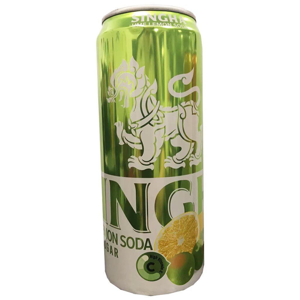 Singha Ume Lemon Soda 330ml ~ Singha 梅子柠檬苏打水 330ml