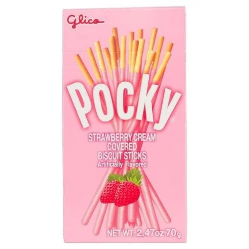 Glico Thai Pocky Strawberry Sticks 43g ~ 格力高百奇士多啤梨味 泰国版 43g