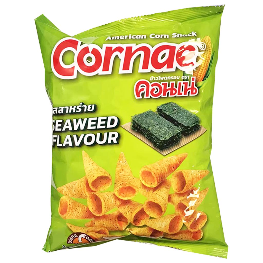 Cornae American Corn Seaweed Snack 48g ~ CORNAE美国玉米紫菜薯片 48g